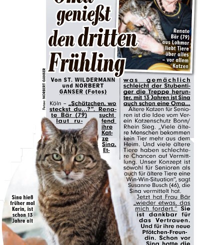 Projekt „Senioren für Senioren“ in der BILD-Zeitung