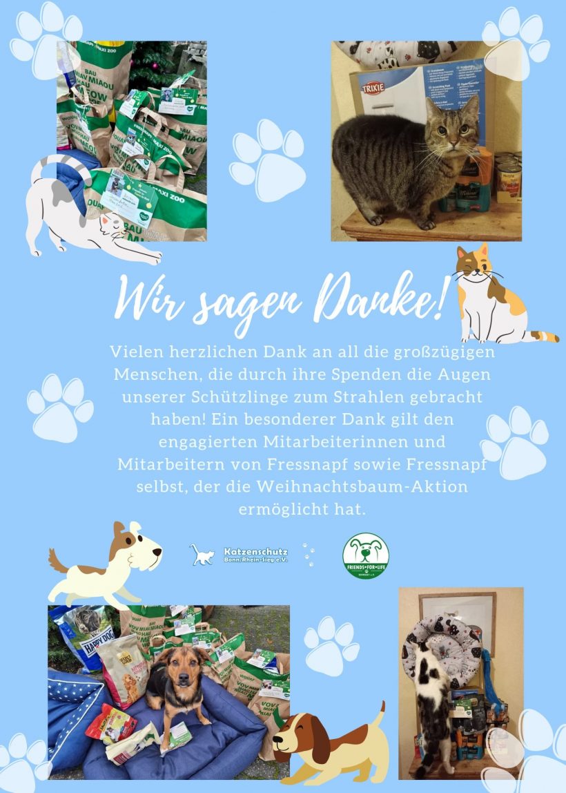 Wir sagen Danke! Wir sagen Danke!