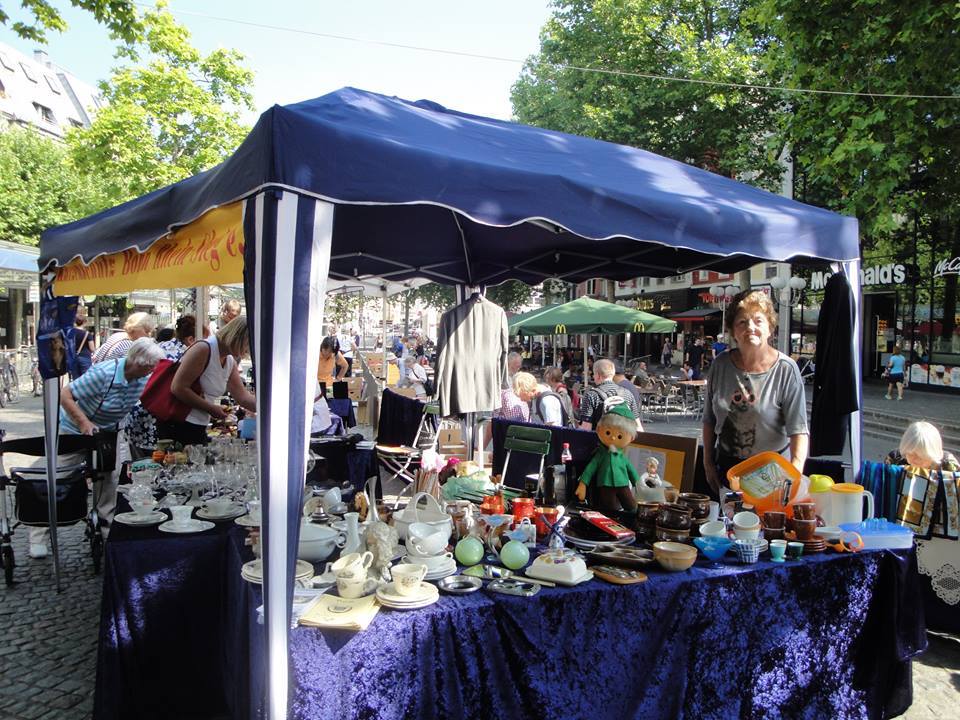 Flohmarkt in der Bonner Innenstadt